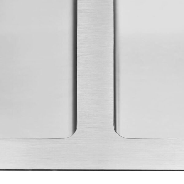 vidaXL Handmade Kitchen Sink with Overflow Hole Stainless Steel - Image 6