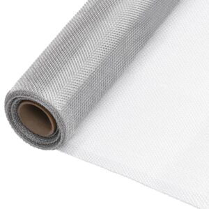 vidaXL Mesh Screen Aluminium 112x1000 cm Silver