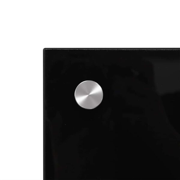vidaXL Kitchen Backsplash Black 70x60 cm Tempered Glass - Image 8