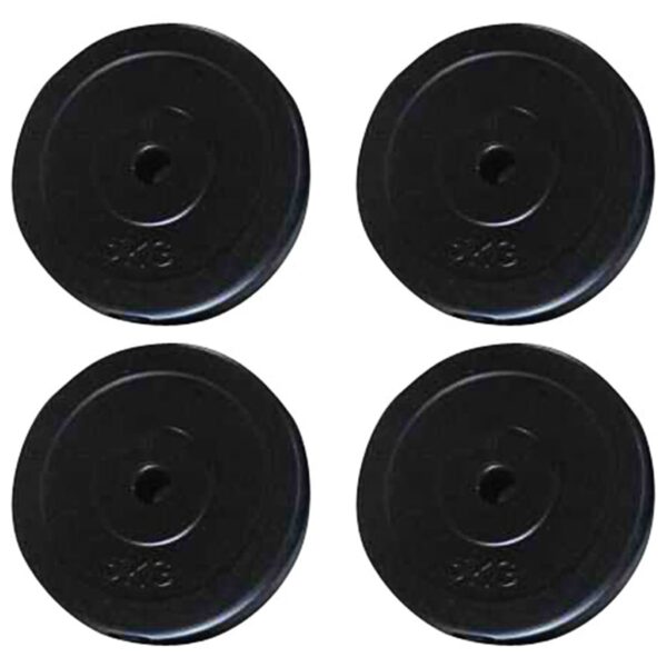 vidaXL Wall-mounted Power Tower with Weight Plates 40 kg - Image 7