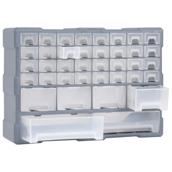 vidaXL Multi-drawer Organiser with 38 Drawers 52x16x37.5 cm - Image 2