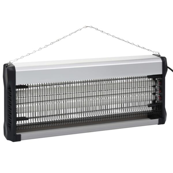 vidaXL Insect Killer Black Aluminium ABS 60 W - Image 3