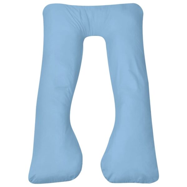 vidaXL Pregnancy Pillow 90x145 cm Light Blue - Image 1