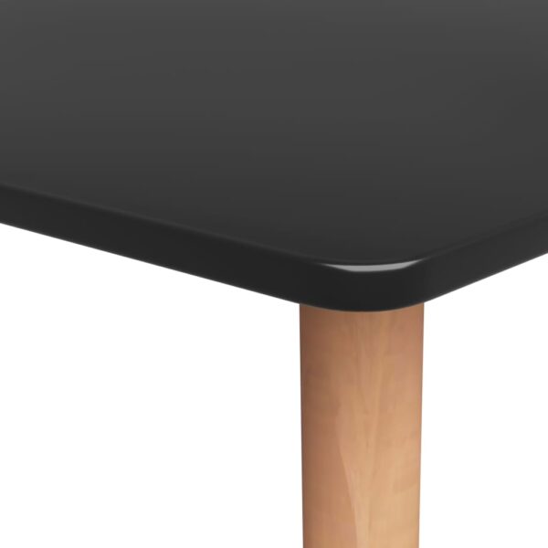 vidaXL Bar Table Black 120x60x105 cm - Image 4