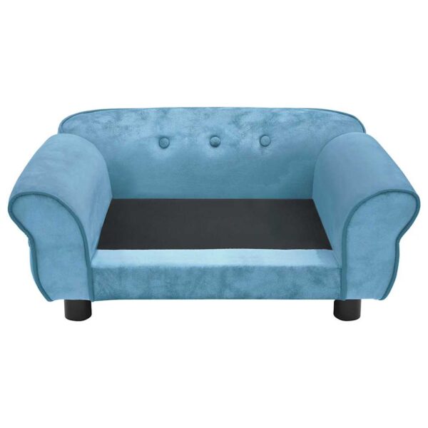vidaXL Dog Sofa Turquoise 72x45x30 cm Plush - Image 5