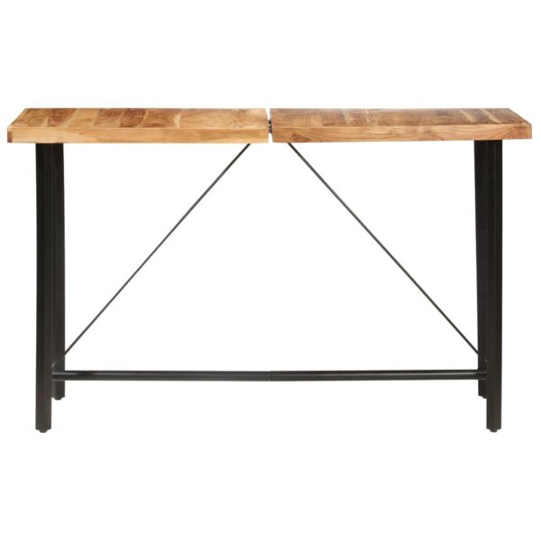 vidaXL Bar Table 180x70x107 cm Solid Acacia Wood - Image 2