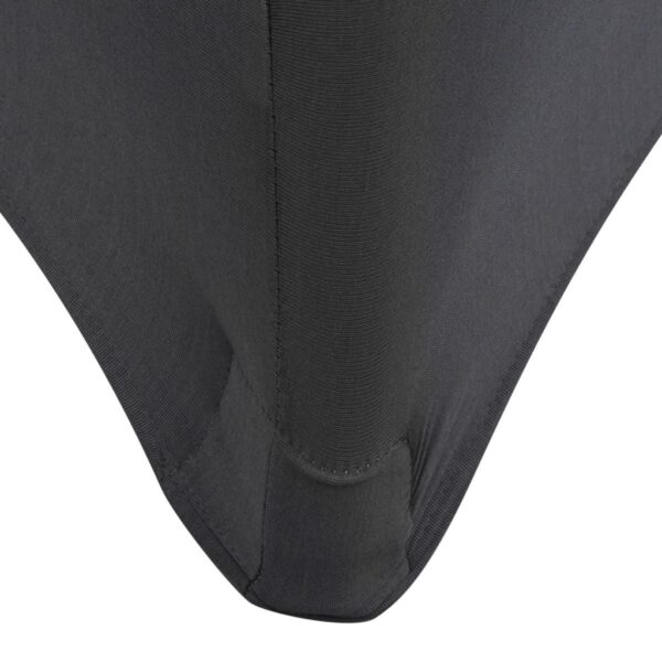 vidaXL Stretch Table Slipcovers 2 pcs 120x60.5x74 cm Anthracite - Image 4