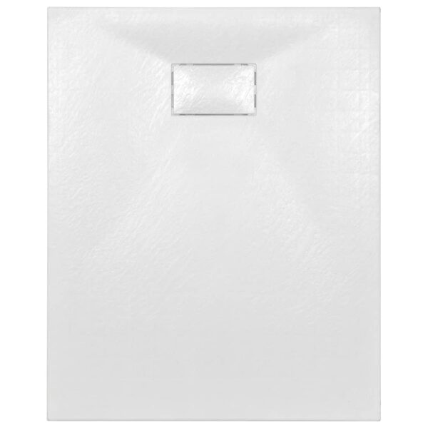 vidaXL Shower Base Tray SMC White 100x80 cm - Image 4