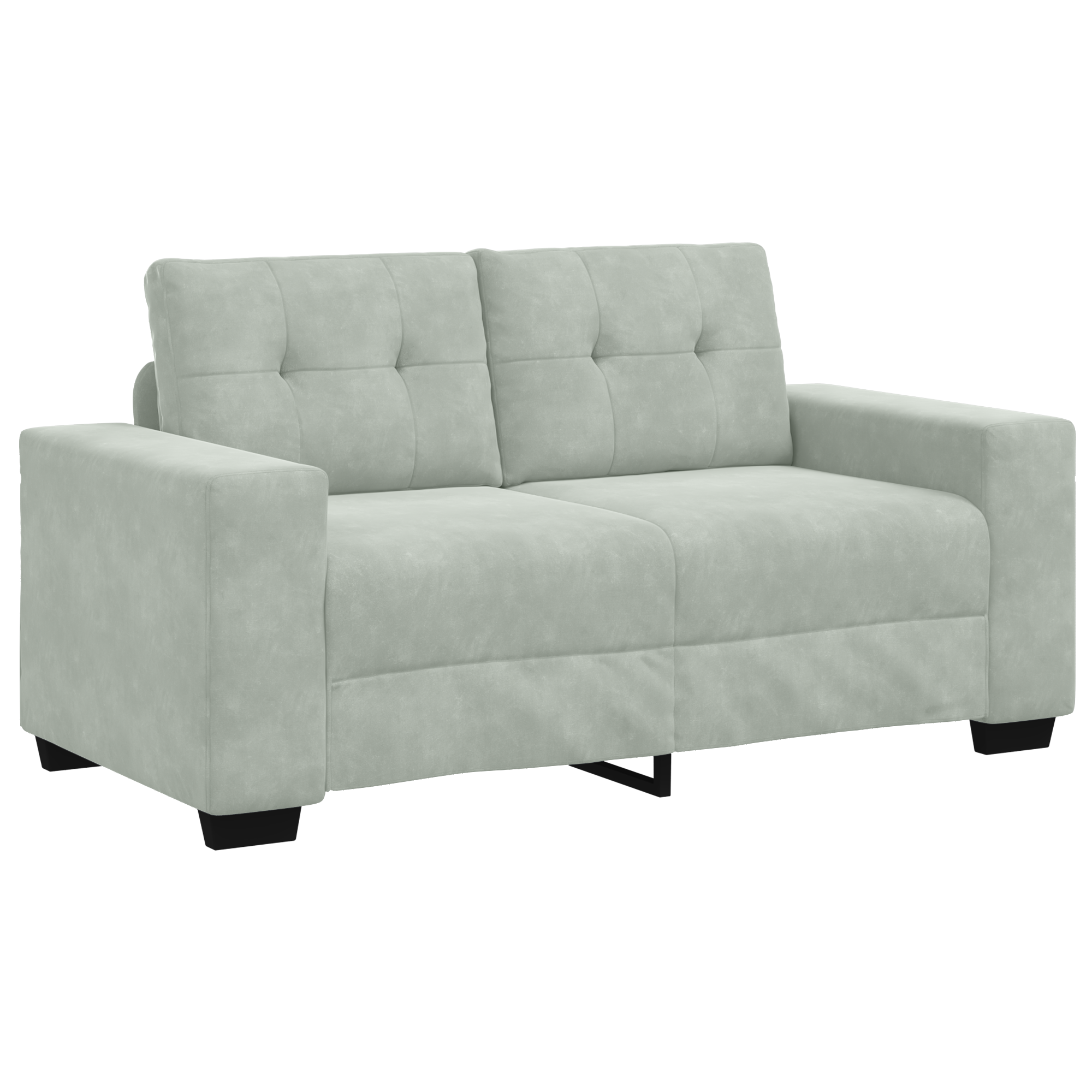 image_product3324639P_Image_3324639-WBG-Angle-2_02 vidaXL Sofa Set with Cushion 3 pcs Grey 221 x 78 x 80 cm Velvet - Image 5