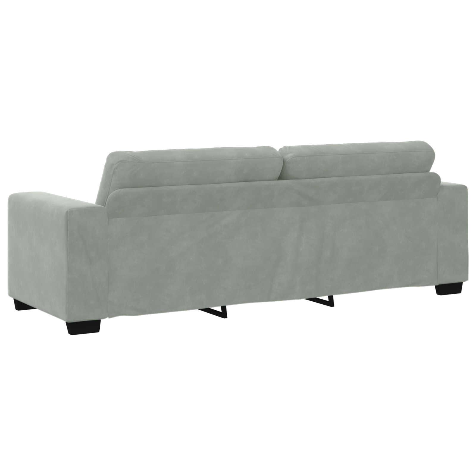 image_product3324639P_Image_3324639-WBG-Back-3_07 vidaXL Sofa Set with Cushion 3 pcs Grey 221 x 78 x 80 cm Velvet - Image 9