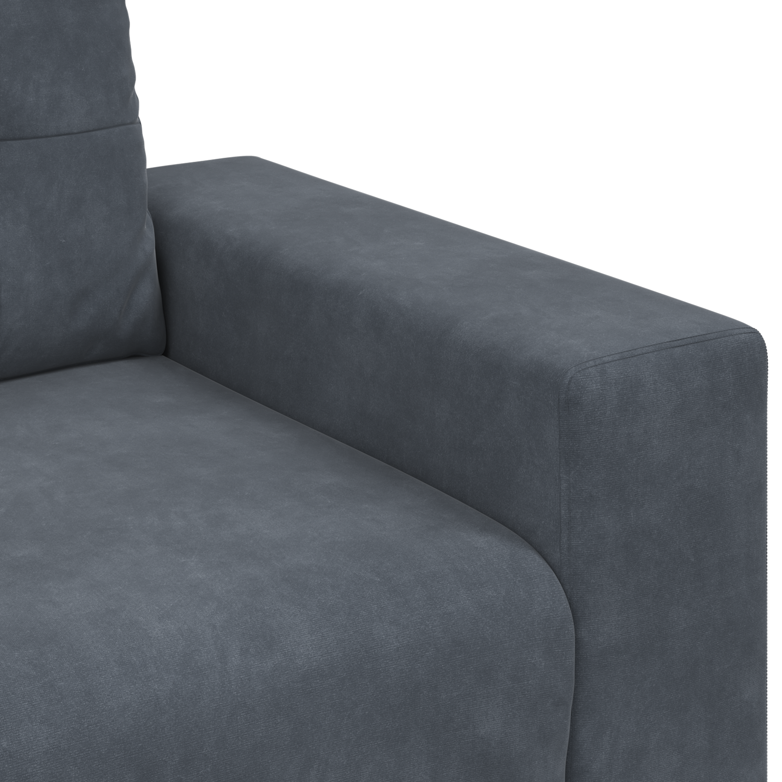image_product3324640P_Detail_3324640-Detail_01 vidaXL Sofa Set with Cushion 3 pcs Grey 221 x 78 x 80 cm Velvet - Image 10