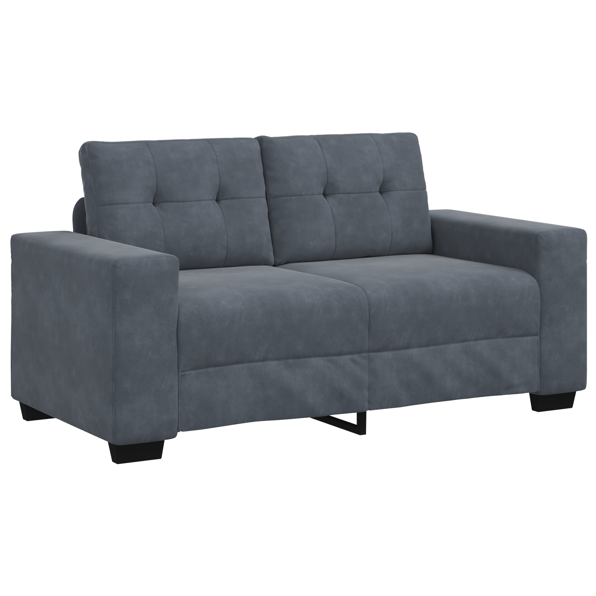 image_product3324640P_Image_3324640-WBG-Angle-2_02 vidaXL Sofa Set with Cushion 3 pcs Grey 221 x 78 x 80 cm Velvet - Image 5
