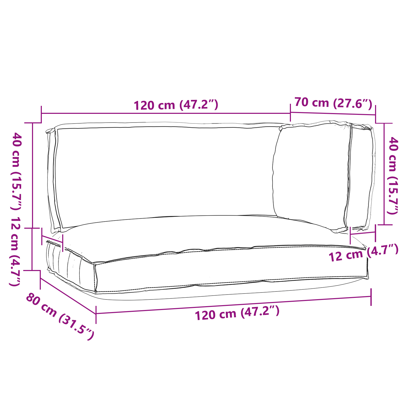 image_product3329089P_Size_3329089-WBG-Size-EU_01 vidaXL Pallet Cushion Set 3 pcs Anthracite 120 x 80 x 12 cm - Image 10