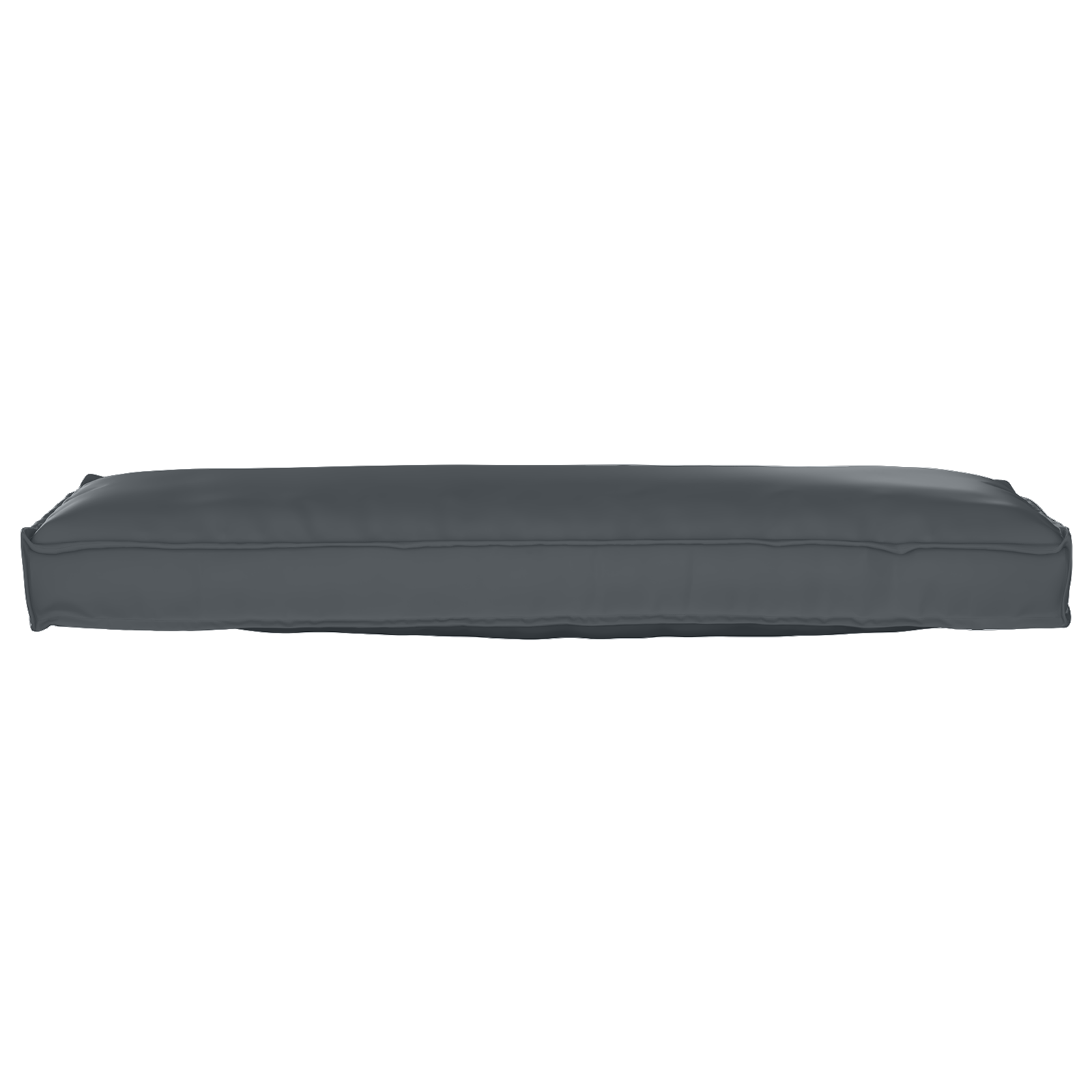 image_product42001638P_Image_42001638-WBG-Front_02 vidaXL Pallet Cushion for Bench Anthracite 120 x 40 x 8 cm - Image 2