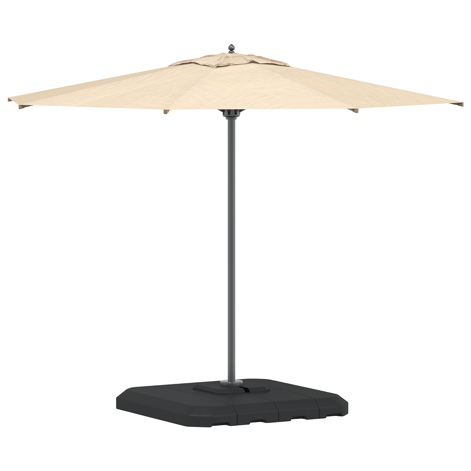 image_product42006931P_Staged_42006931-WBG-Mood_01 vidaXL Cantilever Parasol Base Set 4 pcs Black 98 x 98 x 13 cm Plastic - Image 3