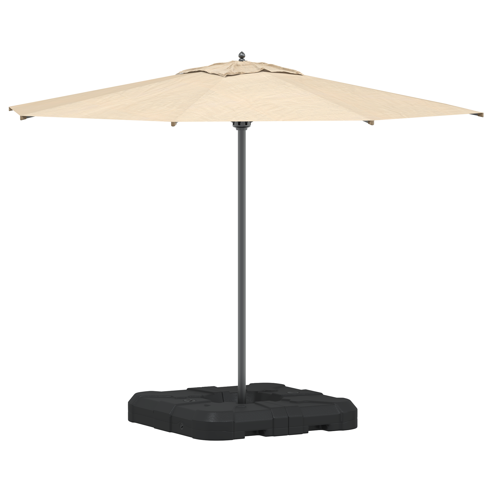 image_product42006933P_Staged_42006933-WBG-Mood_01 vidaXL Umbrella Base Set 2 pcs Black 88.5 x 88.5 x 12 cm Plastic - Image 3