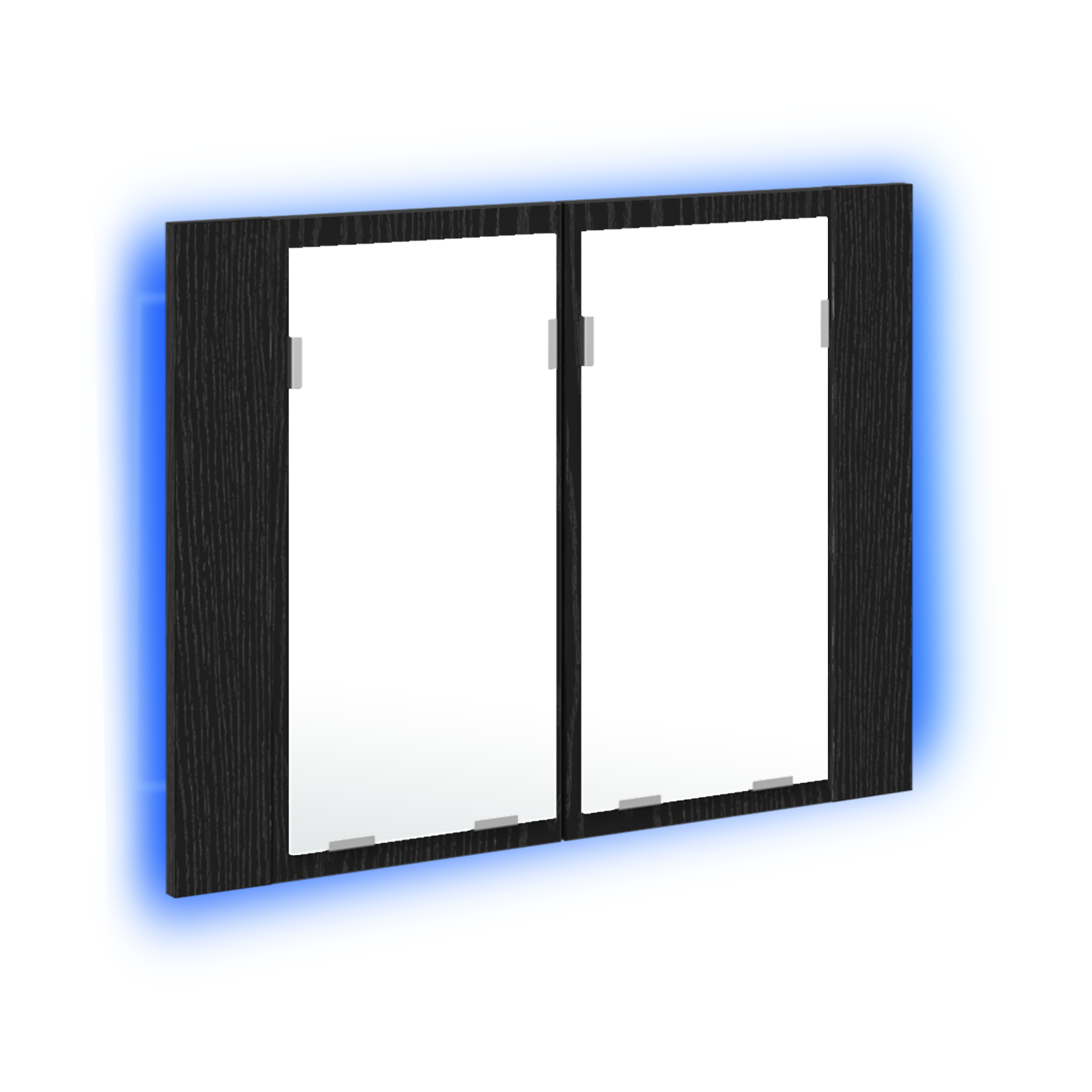 image_product862550P_Image_862550-WBG-Angle-Main_01 vidaXL Bathroom Mirror Cabinet with Shelf Black oak 60 x 12 x 45 cm - Image 2