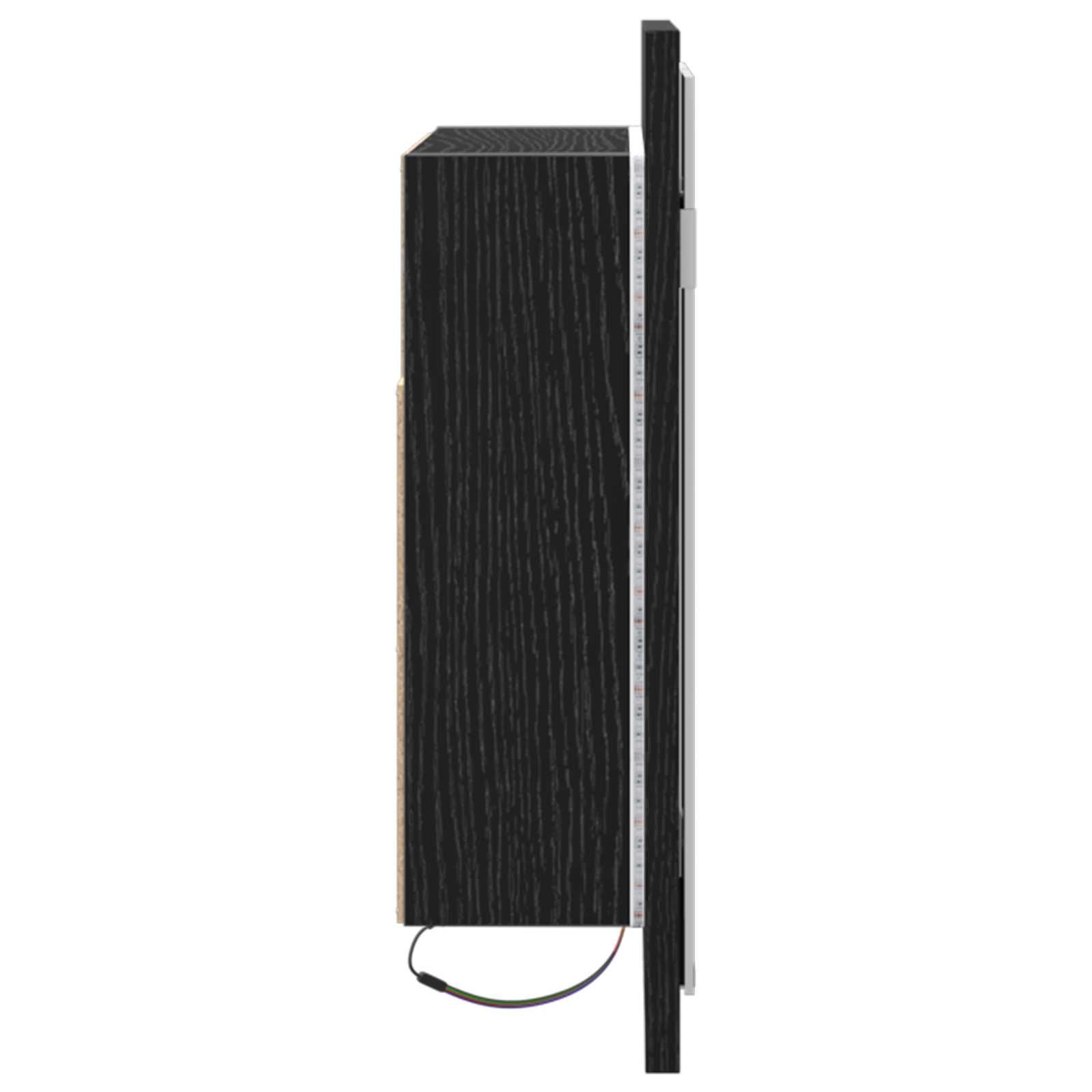 image_product862550P_Image_862550-WBG-Side_05 vidaXL Bathroom Mirror Cabinet with Shelf Black oak 60 x 12 x 45 cm - Image 6