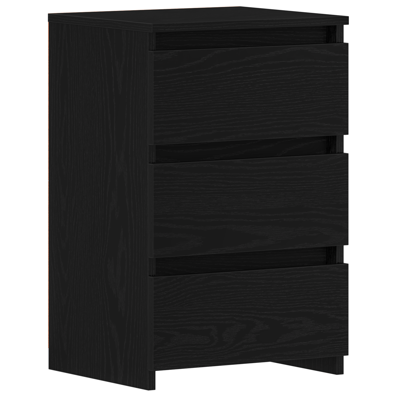 image_product862614P_Image_862614-WBG-Angle-1_01 vidaXL Bedside Cabinet with Drawer 2 pcs Black oak 40 x 35 x 62.5 cm - Image 2