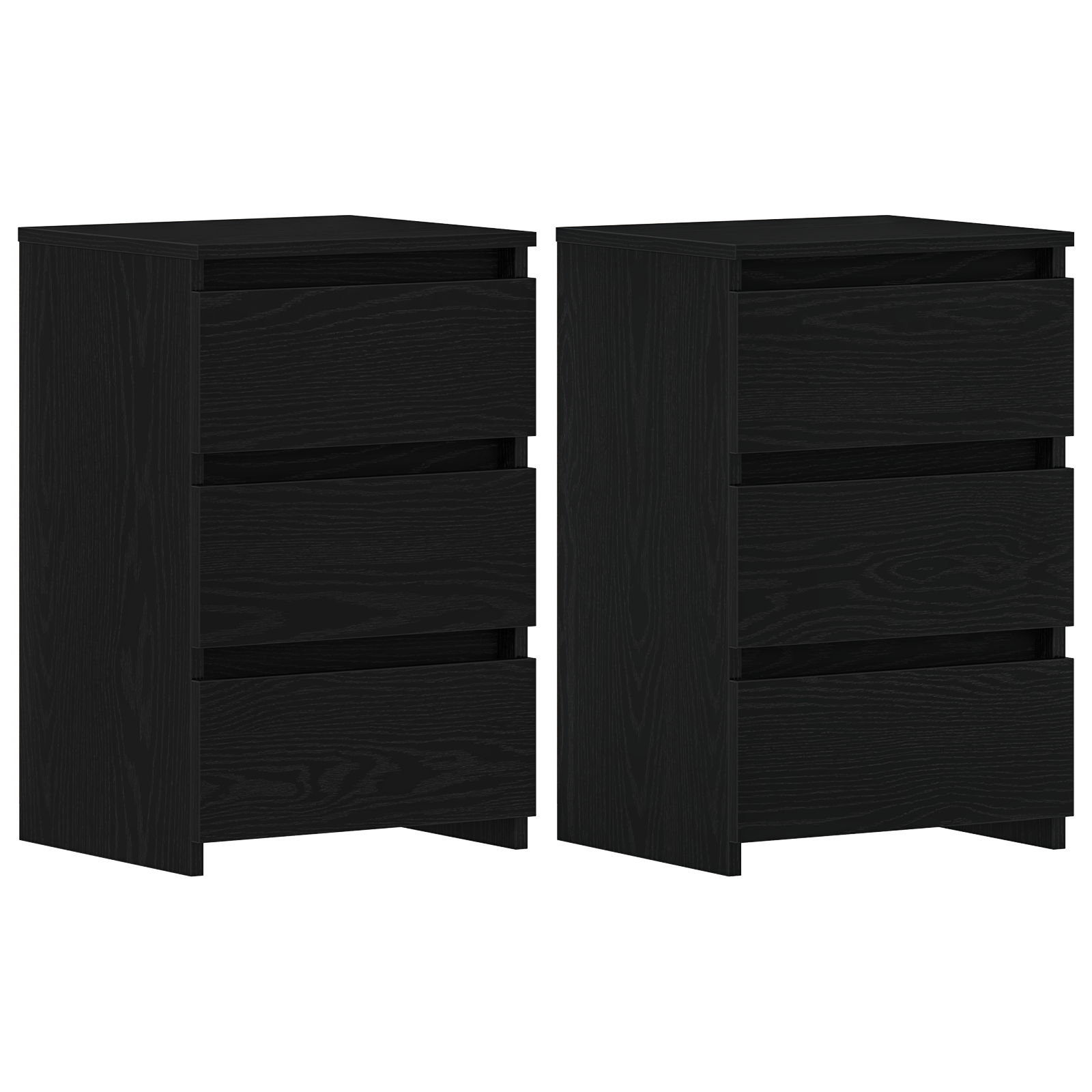 image_product862614P_Image_862614-WBG-Angle-Main_03 vidaXL Bedside Cabinet with Drawer 2 pcs Black oak 40 x 35 x 62.5 cm - Image 6