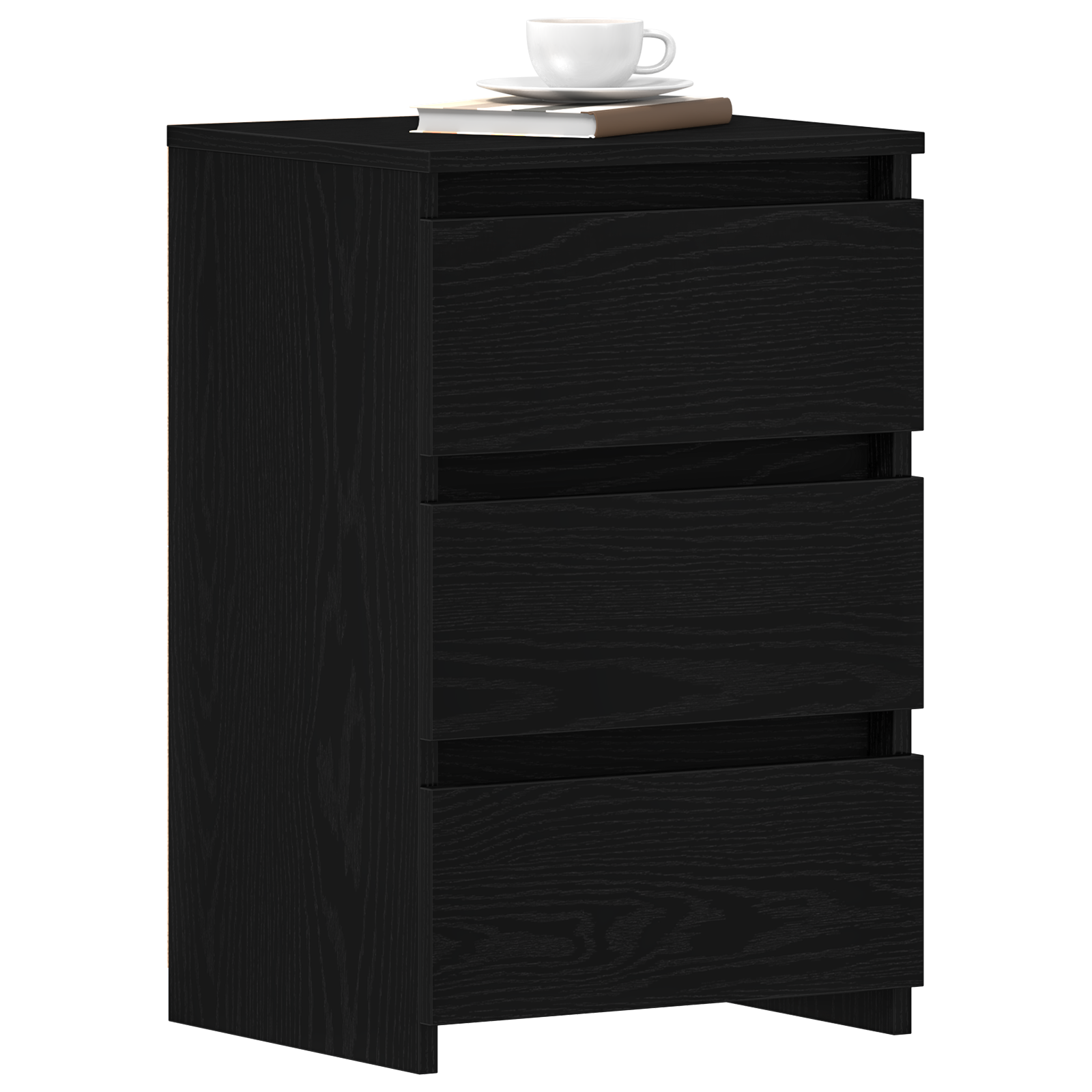 image_product862614P_Staged_862614-WBG-Mood_01 vidaXL Bedside Cabinet with Drawer 2 pcs Black oak 40 x 35 x 62.5 cm - Image 3