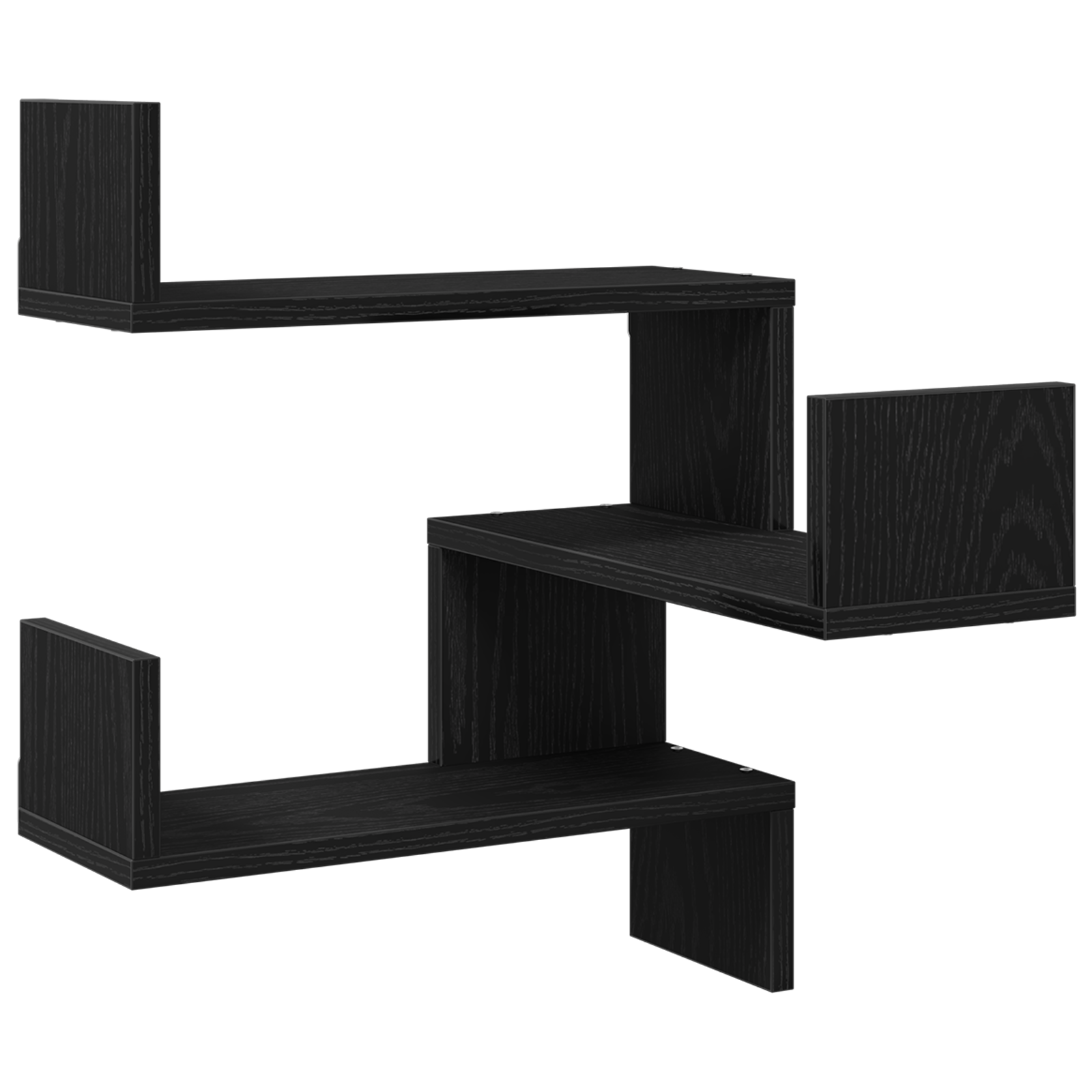 image_product862653P_Image_862653-WBG-Angle_02 vidaXL Wall Corner Shelf with Shelf 2 pcs Black oak 40 x 40 x 49.5 cm - Image 4