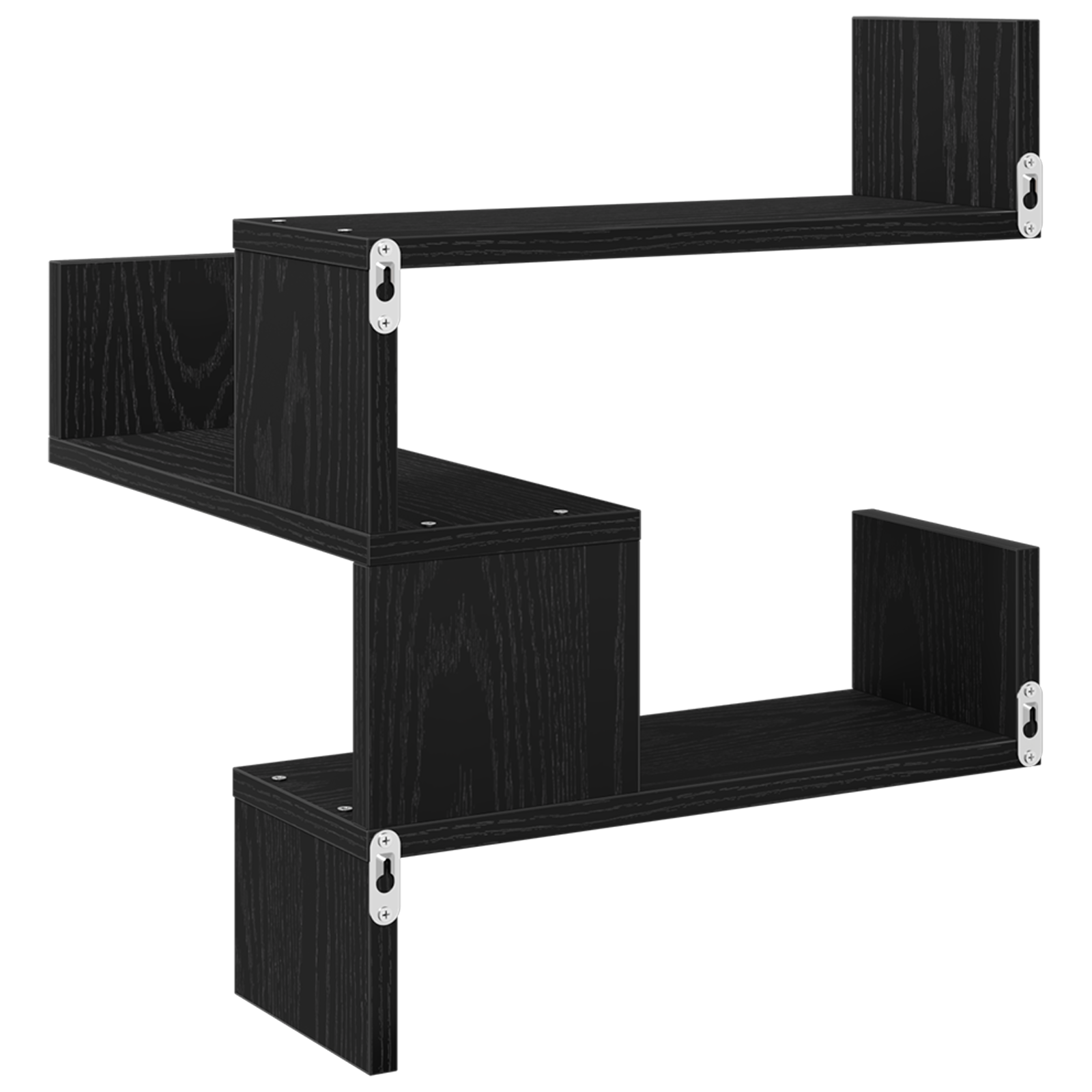 image_product862653P_Image_862653-WBG-Back_03 vidaXL Wall Corner Shelf with Shelf 2 pcs Black oak 40 x 40 x 49.5 cm - Image 5