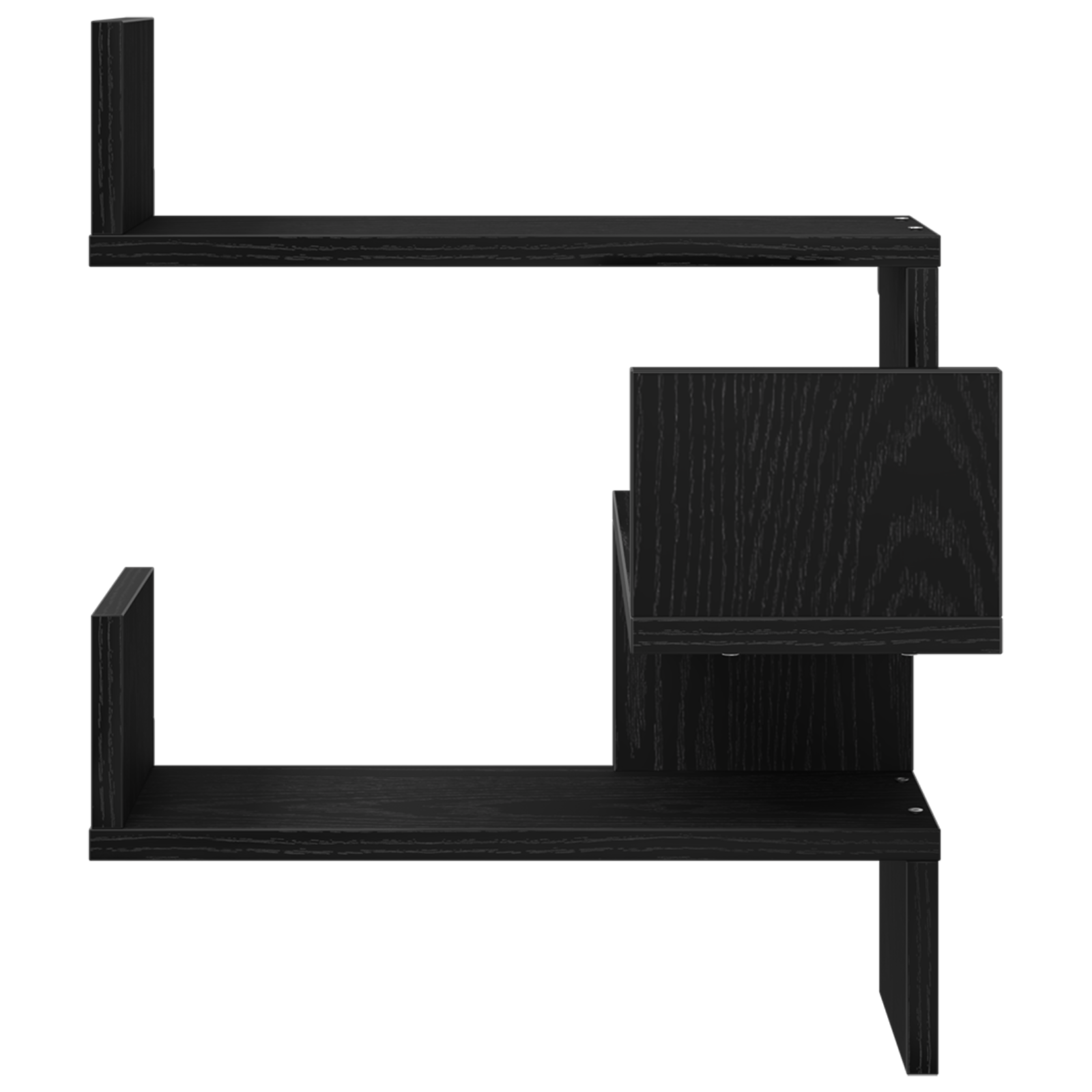 image_product862653P_Image_862653-WBG-Front_04 vidaXL Wall Corner Shelf with Shelf 2 pcs Black oak 40 x 40 x 49.5 cm - Image 6