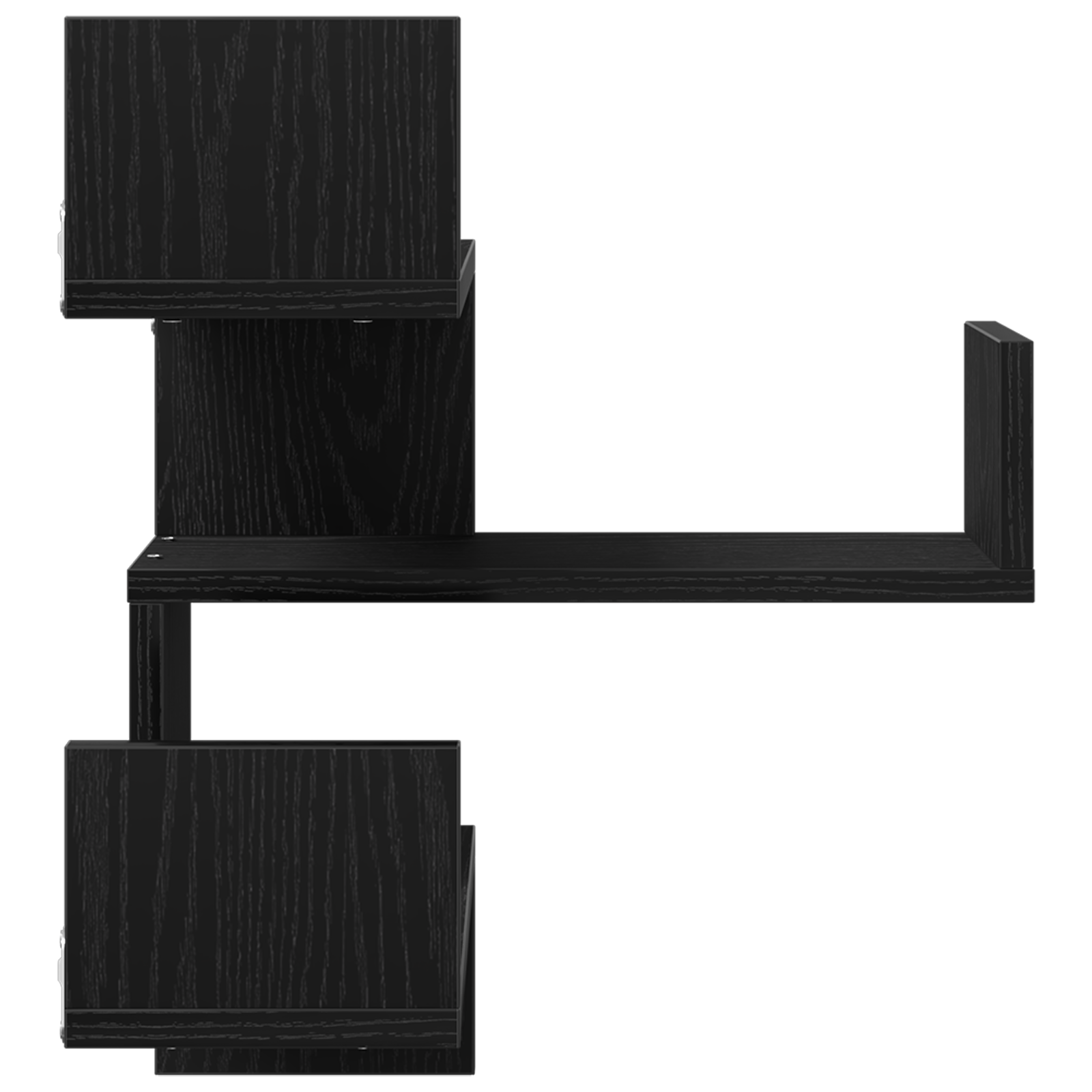 image_product862653P_Image_862653-WBG-Side_05 vidaXL Wall Corner Shelf with Shelf 2 pcs Black oak 40 x 40 x 49.5 cm - Image 7