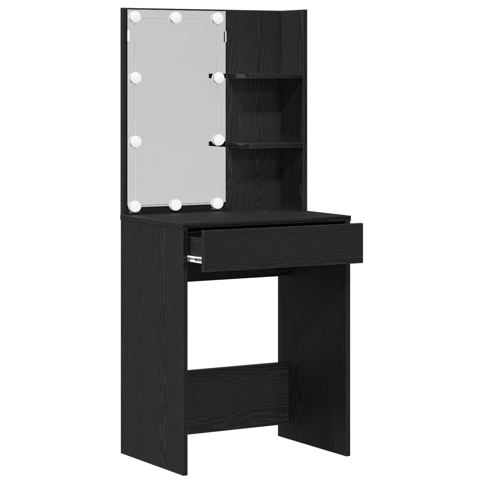 image_product862780P_Image_862780-WBG-Angle-2_02 vidaXL Dressing Table Black oak 60 x 40 x 140 cm Engineered Wood - Image 4