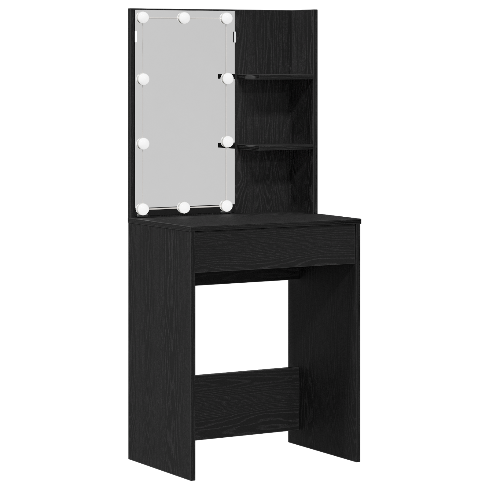 image_product862780P_Image_862780-WBG-Angle-Main_03 vidaXL Dressing Table Black oak 60 x 40 x 140 cm Engineered Wood - Image 5