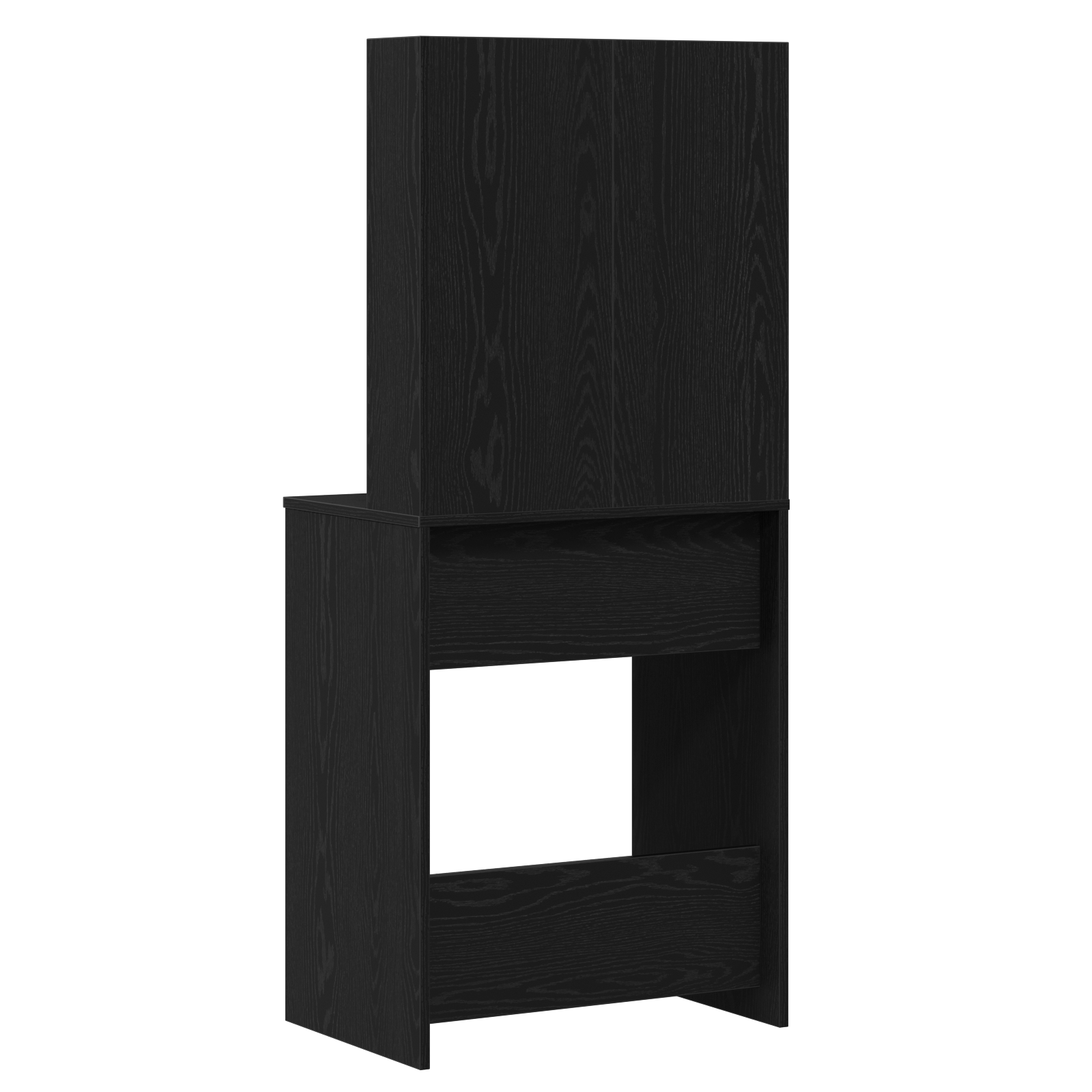 image_product862780P_Image_862780-WBG-Back_04 vidaXL Dressing Table Black oak 60 x 40 x 140 cm Engineered Wood - Image 6