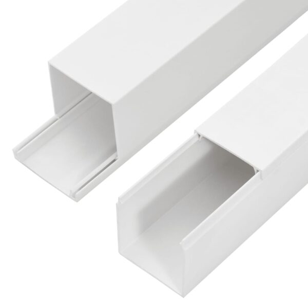 vidaXL Cable Trunking 40x25 mm 10 m PVC - Image 6