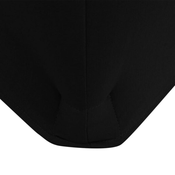vidaXL Stretch Table Slipcovers 2 pcs 120x60.5x74 cm Black - Image 3