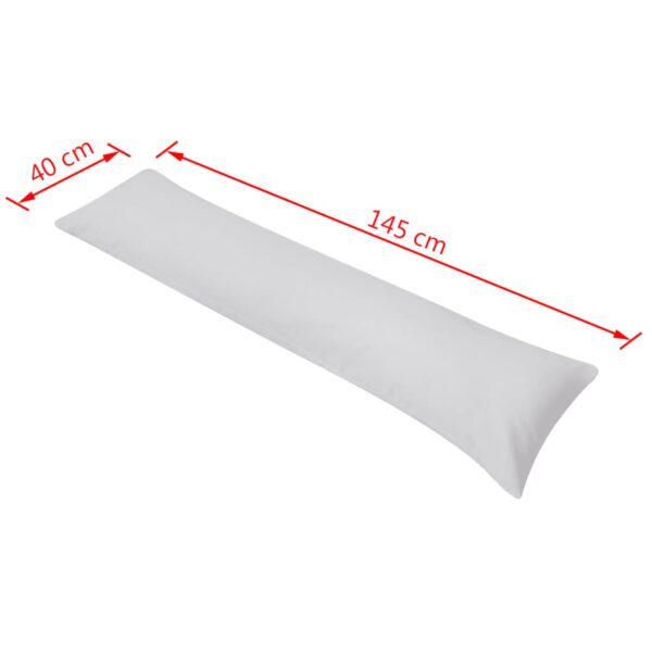 vidaXL Side Sleeper Body Pillow 40x145 cm Grey - Image 4
