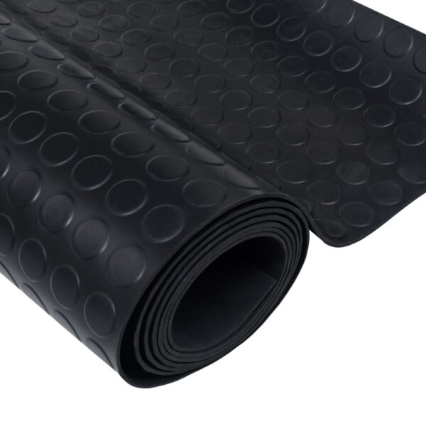 vidaXL Rubber Floor Mat Anti-Slip with Dots 5 x 1 m - Image 4