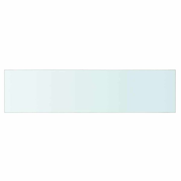 vidaXL Shelf Panel Glass Clear 80x20 cm - Image 2