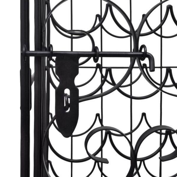 vidaXL Wine Rack for 35 Bottles Metal - Image 7