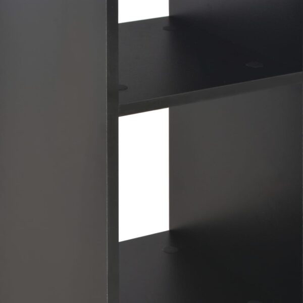 vidaXL Bar Table Black 60x60x110 cm - Image 5
