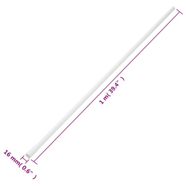 vidaXL Cable Trunkings with Clips Ø16 mm 30 m PVC - Image 8
