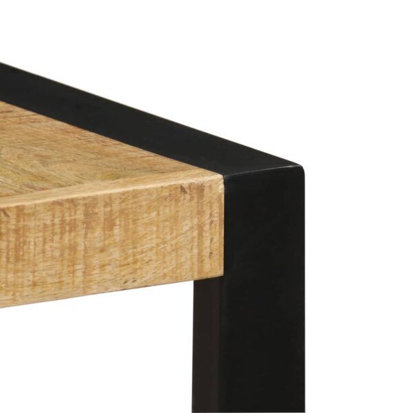 vidaXL Dining Table 140x70x75 cm Solid Mango Wood - Image 5