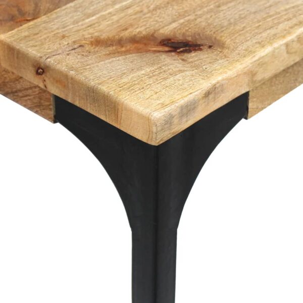 vidaXL Console Table Mango Wood 120x35x76 cm - Image 8