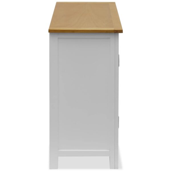 vidaXL Cupboard 70x35x75 cm Solid Oak Wood - Image 5