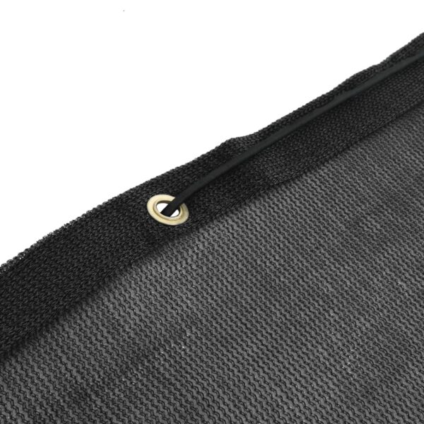vidaXL Container Net HDPE 3.5x8 m Black - Image 4