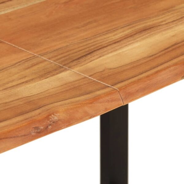 vidaXL Dining Table 140x70x76 cm Solid Acacia Wood - Image 6