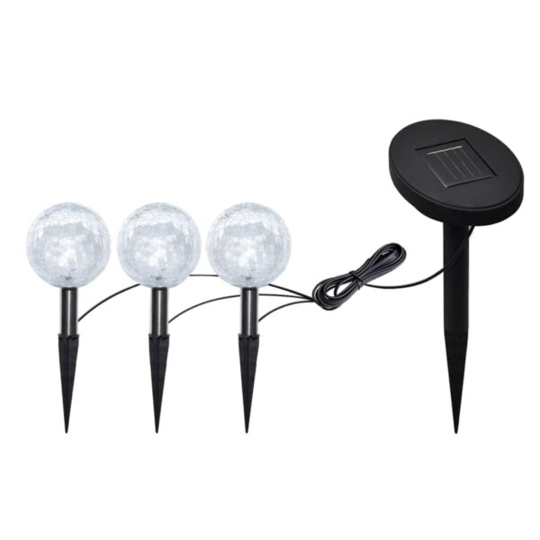 vidaXL Garden Lights 6 pcs LED with Spike Anchors & Solar Panels - Image 3