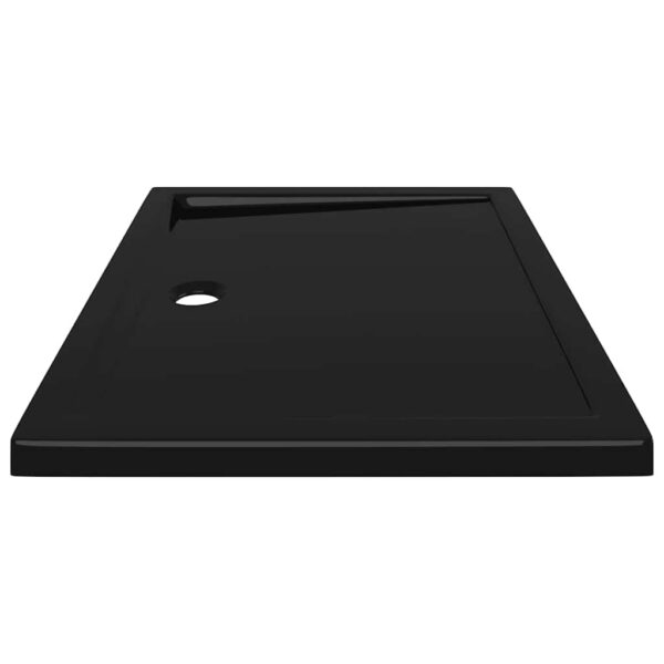 vidaXL Rectangular ABS Shower Base Tray Black 70x90 cm - Image 5