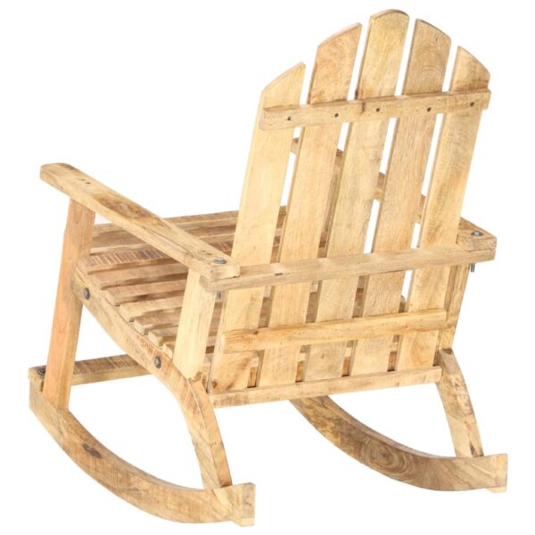 vidaXL Garden Rocking Chair Solid Mango Wood - Image 4