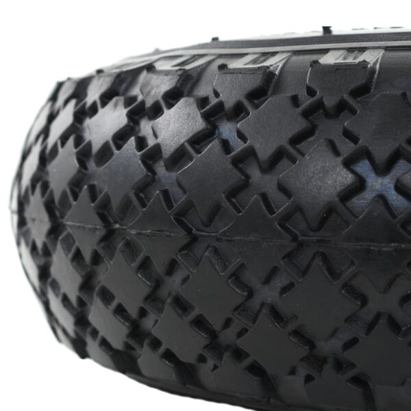 vidaXL Sack Truck Wheels 2 pcs Rubber 3.00-4 - Image 4