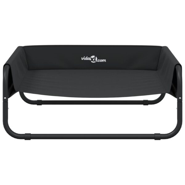vidaXL Elevated Dog Bed Anthracite Oxford Fabric and Steel - Image 5